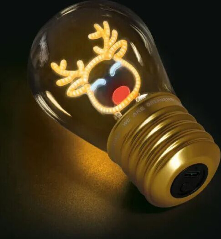 Lyspære Lampe, Oppladbar Reinsdyr Legami