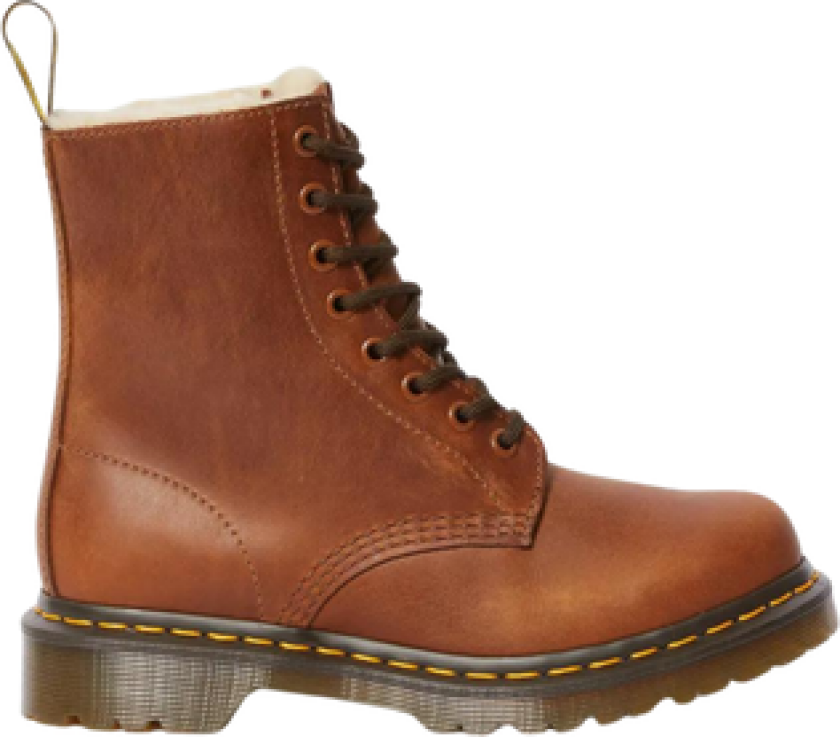 1460 Serena Faux Fur Lined Leather Lace Up Boots - Butterscotch Orleans 37