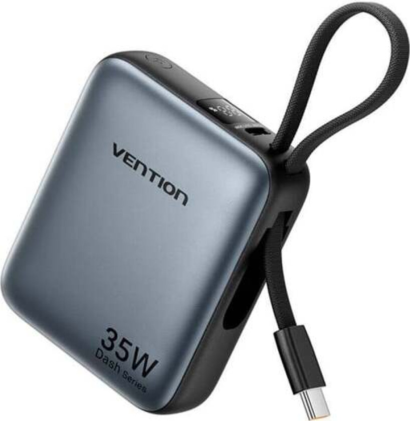 Powerbank FHEH0 10000mAh 35W (Gray) Nødlader - Grey - 10000 mAh