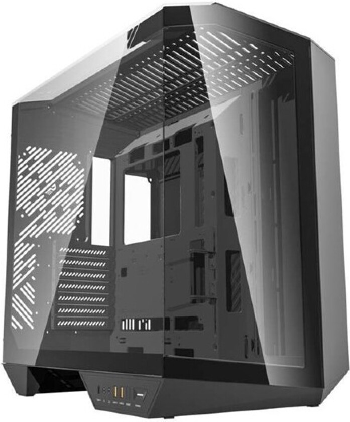 DY470 computer case without fans (black) - Kabinett - Miditower - Svart