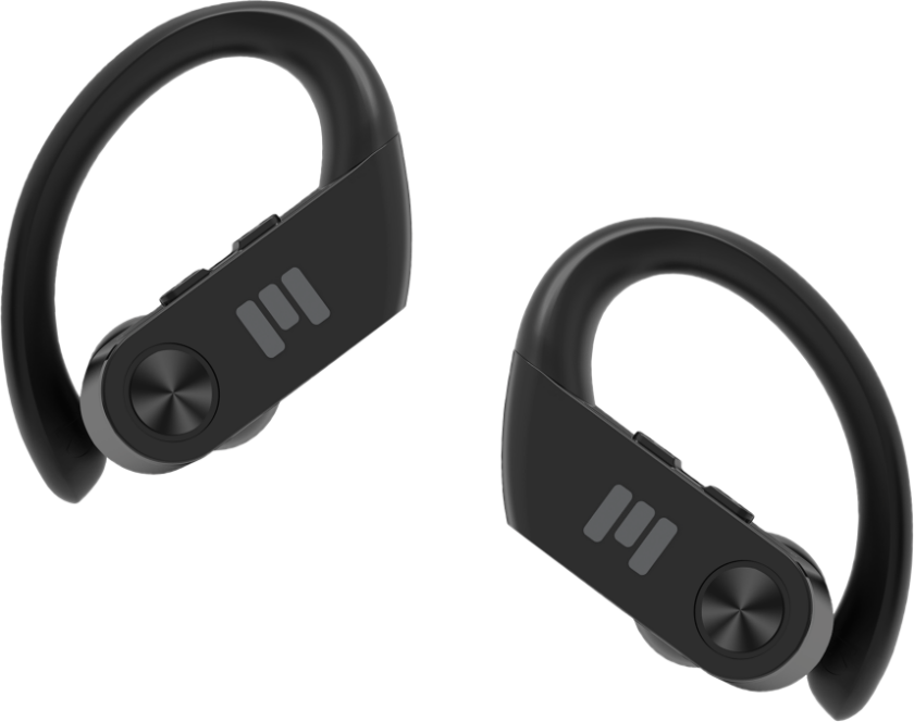 Miibuds Active Go høretelefoner sort