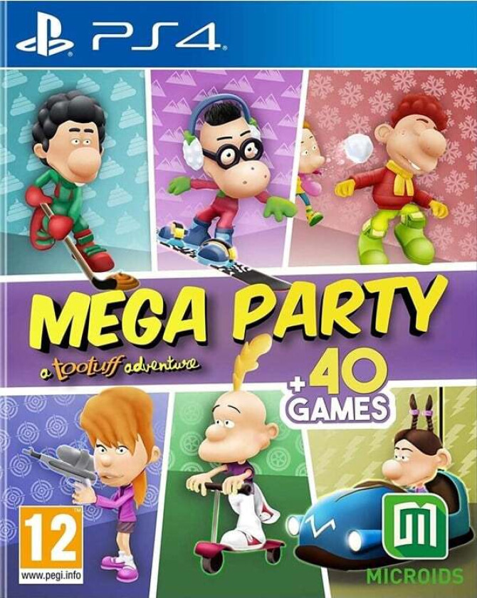 Mega Party: A Tootuff Adventure - Sony PlayStation 4 - Party