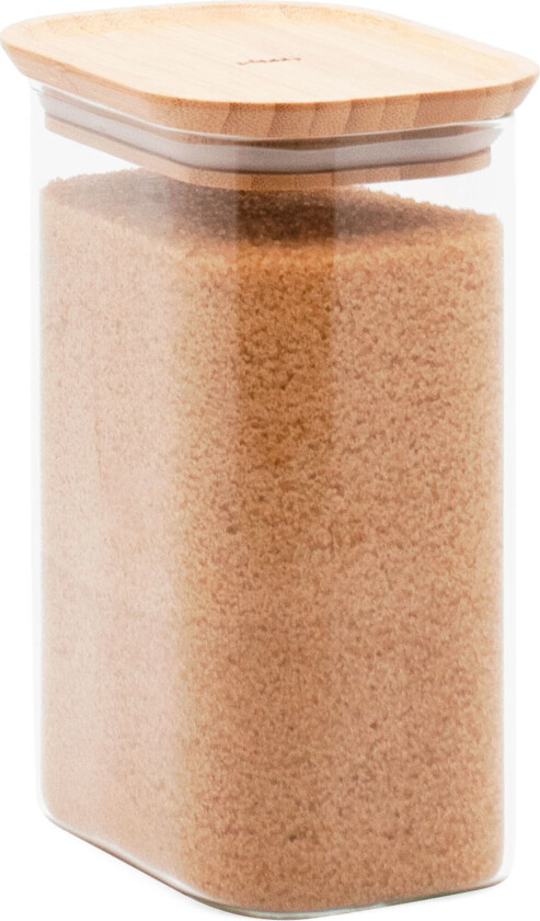 Bilde av Oppbevaringsglass med bambuslokk 120 cl
