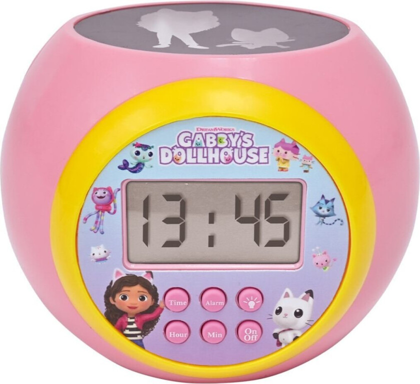 - Gabby’s Dollhouse Projector Alarm Clock (RL977GDH)