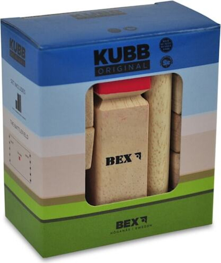Spill Mini Kubb Original Red King BEX