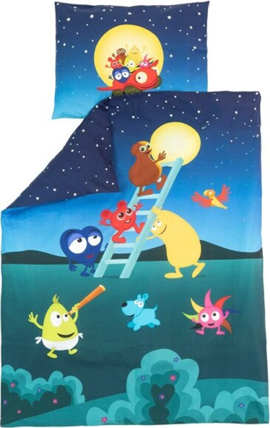 Sengesett til sprinkelseng Babblarna Månen Teddykompaniet