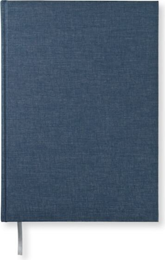 Notatbok A4 Ulinjert Mørk Denim Paperstyle