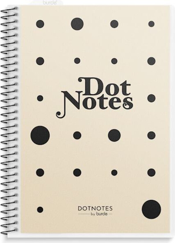 Notatbok A5 DotNotes, spiralbundet, Burde