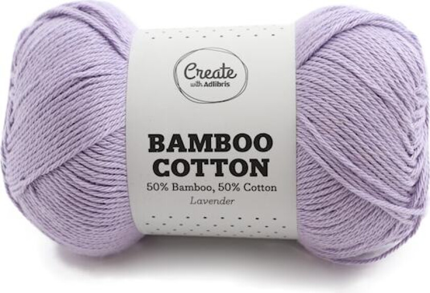 Bamboo Cotton 100 g Lavender A526 Adlibris