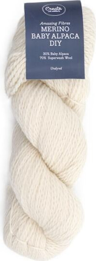 Merino Baby Alpaca DIY 100 g Undyed A732 Adlibris
