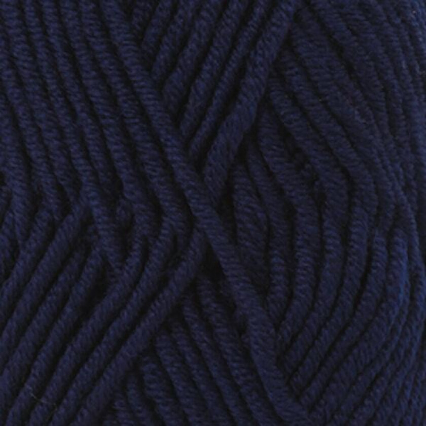 Big Merino Uni Colour Garn Ullgarn 50 g Navy Blue 17 Drops