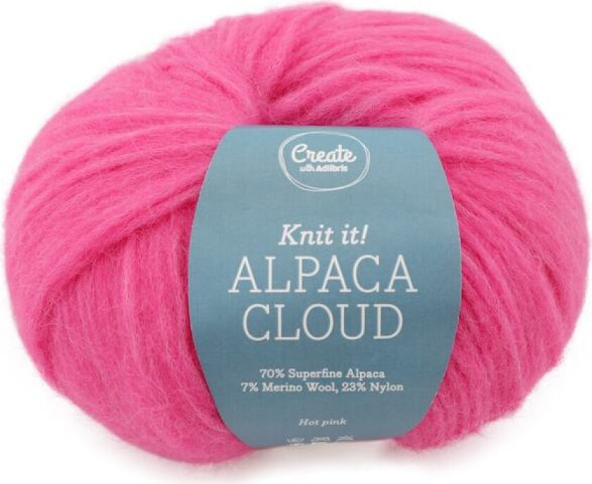 Alpaca Cloud 50 g Hot Pink A292 Adlibris