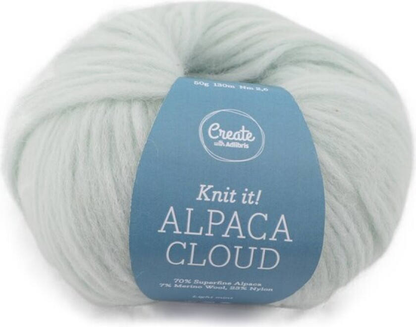Alpaca Cloud 50 g Light Mint A276 Adlibris
