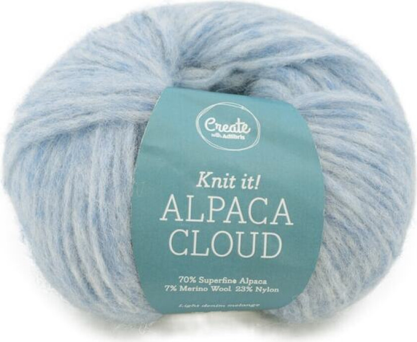 Alpaca Cloud, 50 g, Light Denim Melange A272
