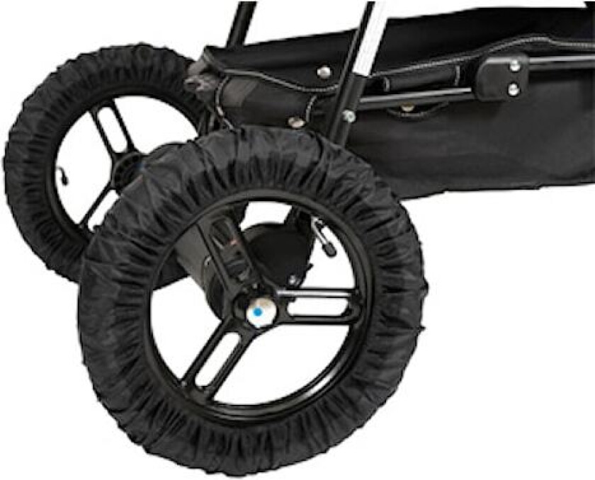 Hjultrekk, 4-pack, Opptil 35 cm, Svart, Tullsa