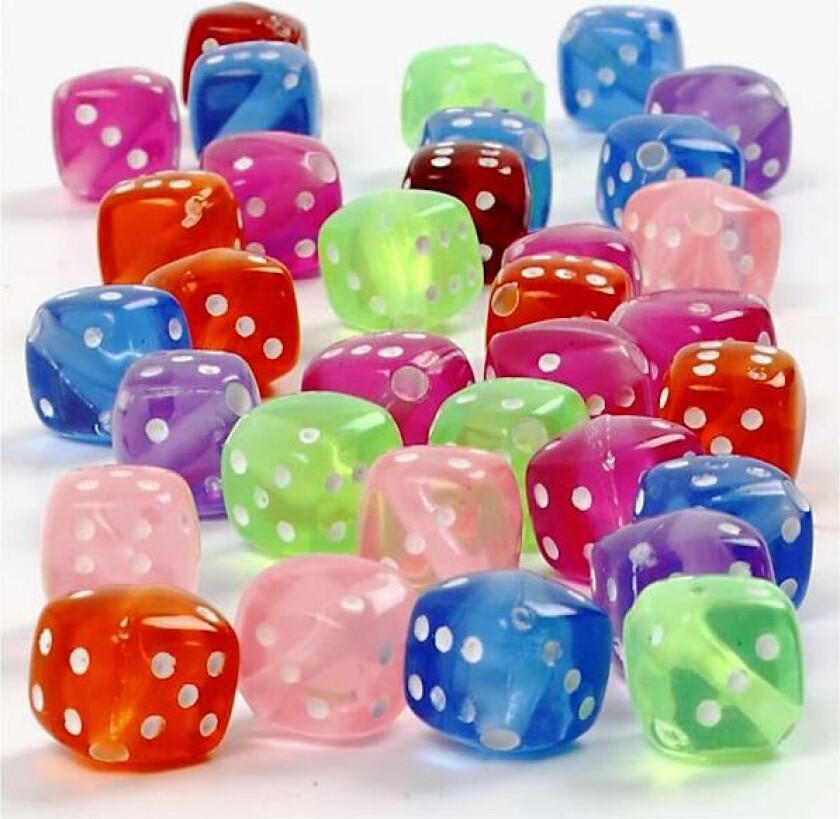 Terningmix, str. 7x7 mm, hullstr. 1,5 mm, 125ml/ 1 pk., 105 g