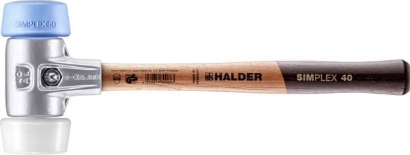 Halder Simplex 3117.051 Gummihammer Ergonomisk Greb, Middelhård, Blød 430 G 330 Mm 1 Stk