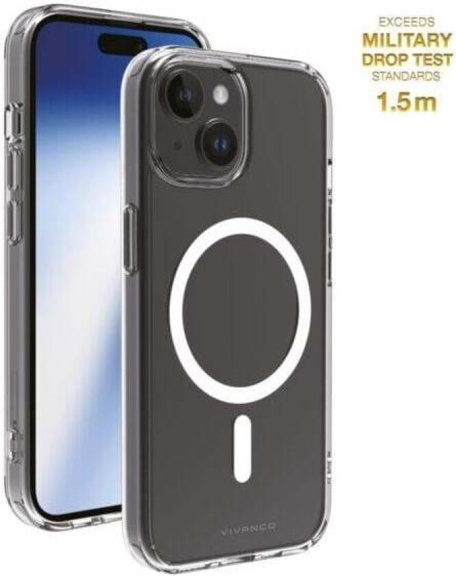 Mag Clear Cover for iPhone 15/14/13 - Clear