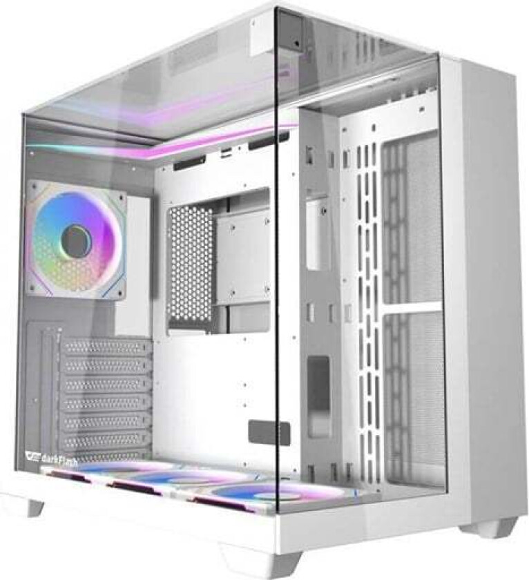 TH285 computer case 4 fans (white) - Kabinett - Miditower