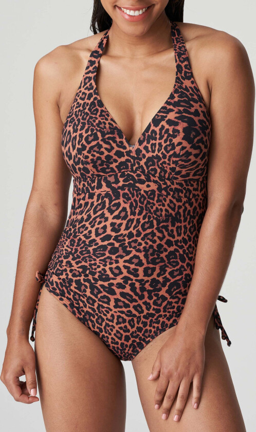 Holiday badedrakt uten bøyle, brun, Størrelse: 38, Kvinner