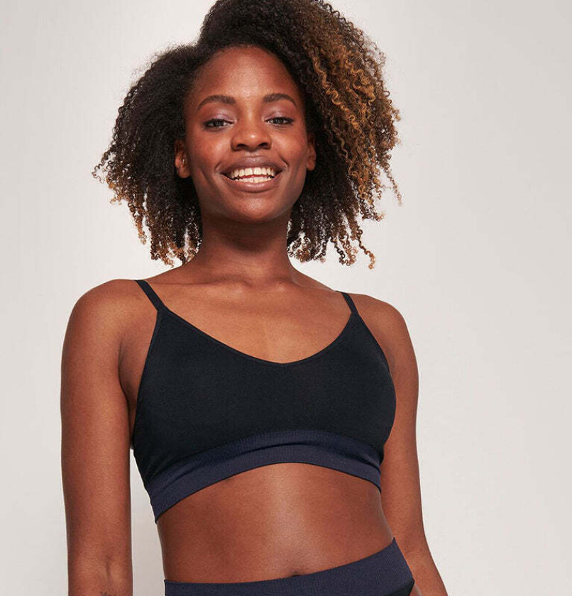 Ever Infused Aloe bralette BH, svart, Størrelse: S, Kvinner