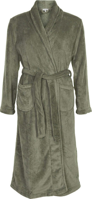 Teddy morgenkåpe, grønn, Størrelse: 42, Kvinner