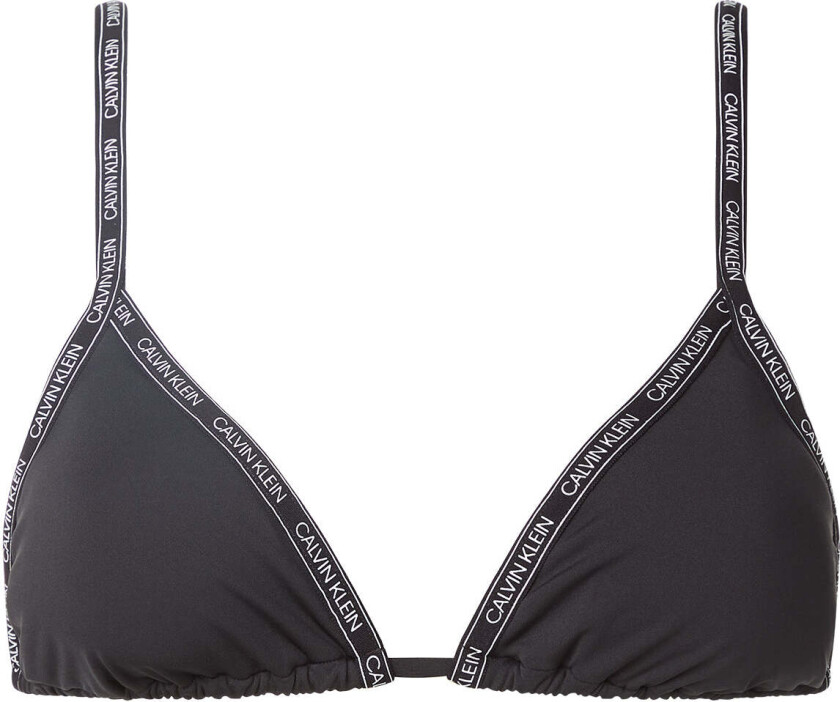 Triangle bikini topp, svart, Størrelse: M, Kvinner