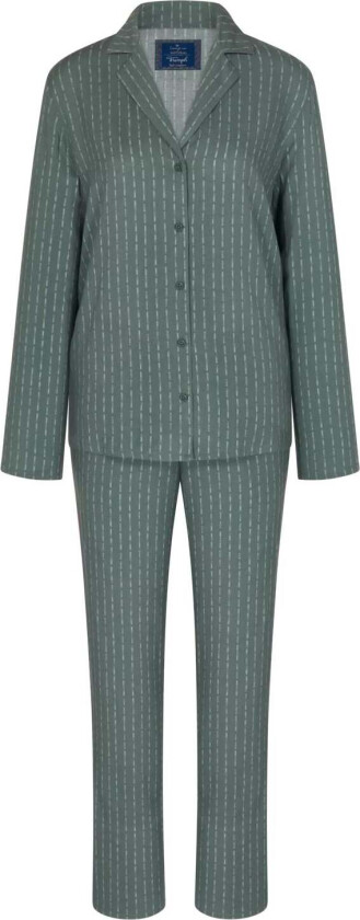 Boyfriend Fit pyjamas, grønn, Størrelse: 46, Kvinner