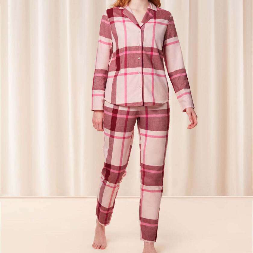 Boyfriend pyjamas, rosa, Størrelse: 36, Kvinner