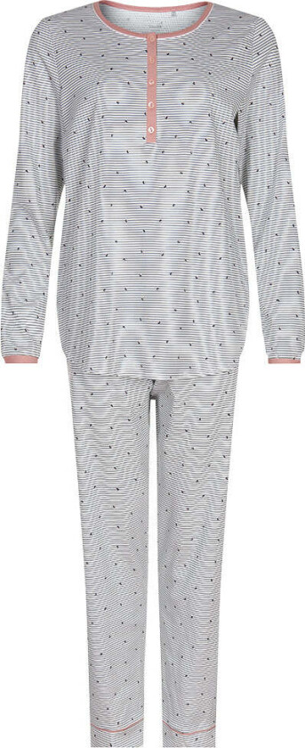 pyjamas, hvit, Størrelse: XS, Kvinner