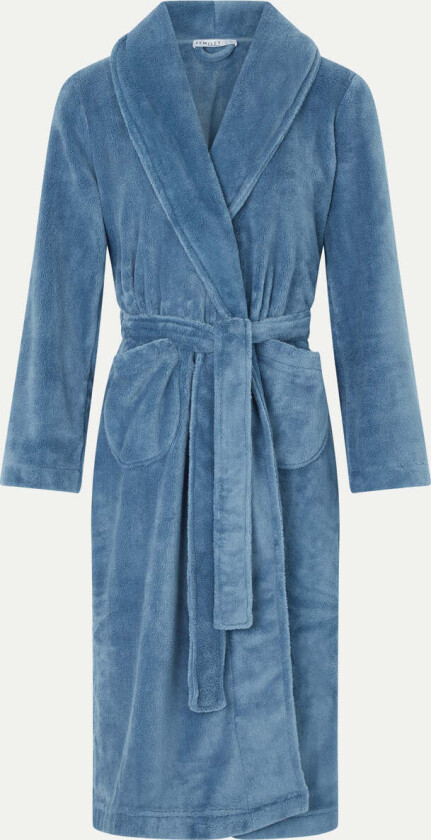 Teddy morgenkåpe, blå, Størrelse: 40, Kvinner