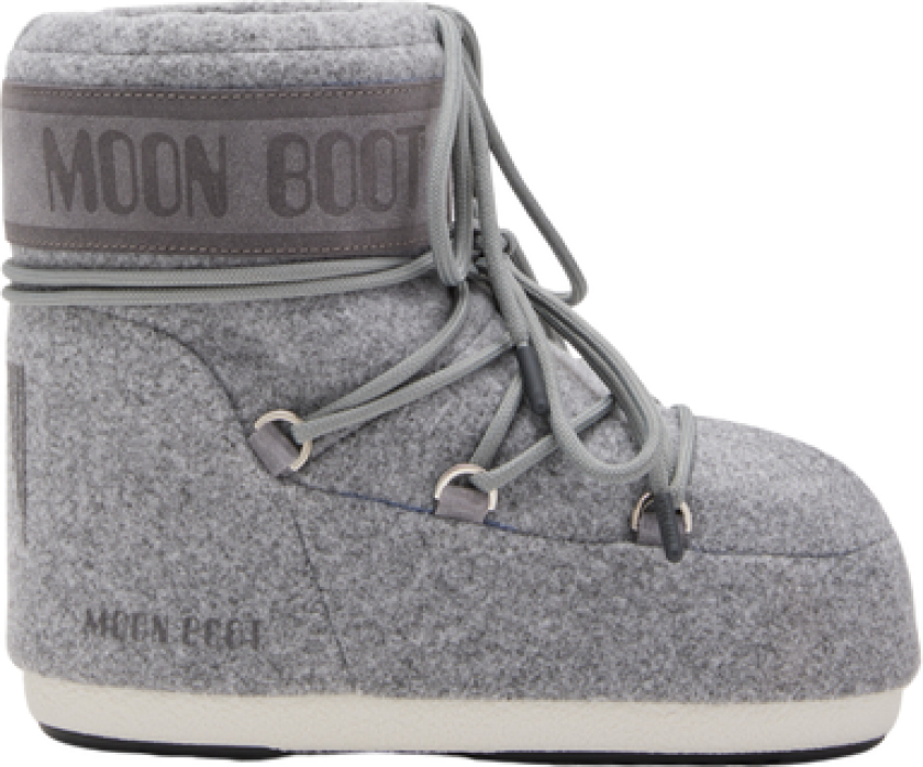Moon Boot Icon Low Felt - Grey 36/38