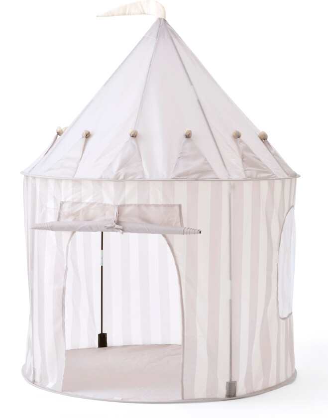 Bilde av - Play Tent with Stripes, Grey - (1000926)