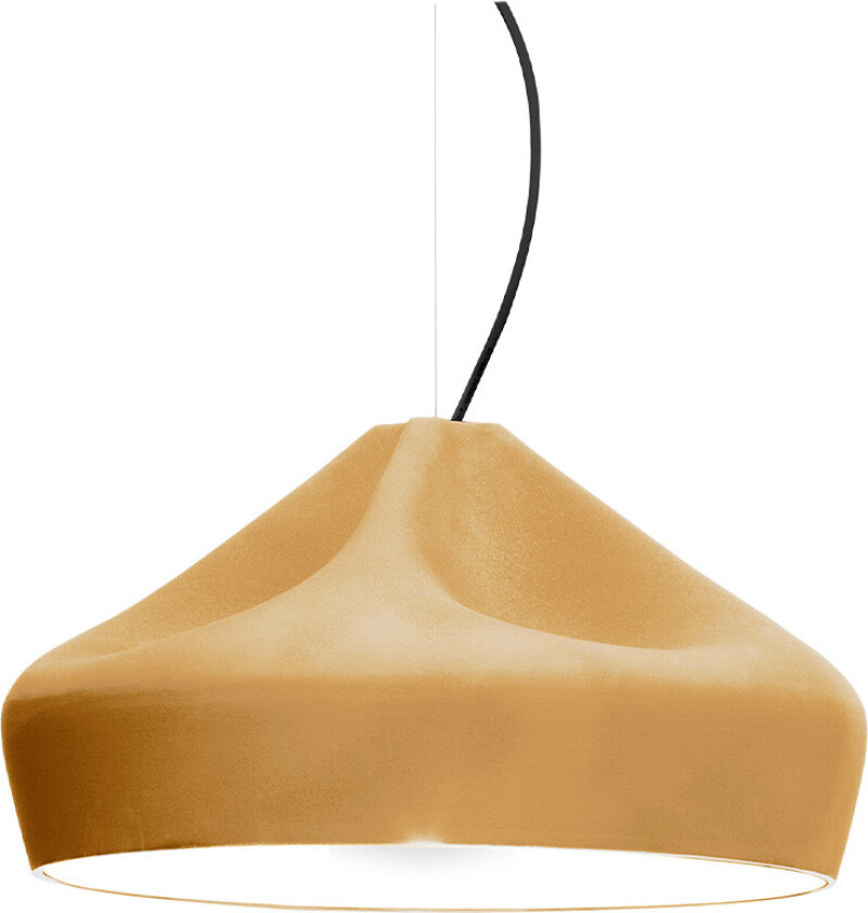 - Pleat Box 47 LED Pendel Ocher/Hvit