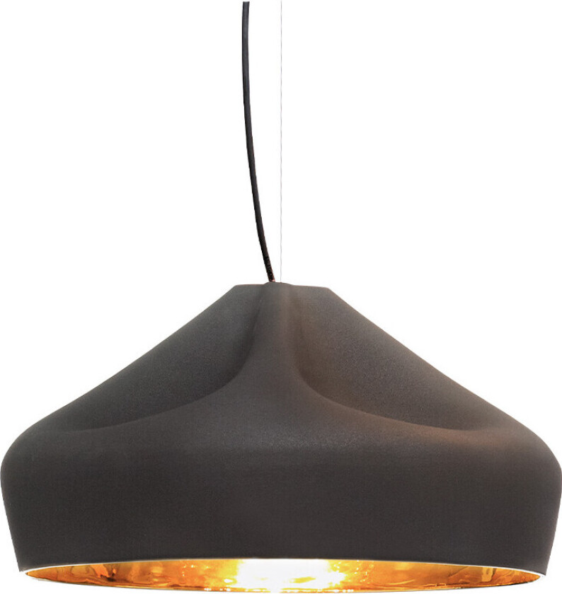 - Pleat Box 47 LED Pendel Svart/Guld