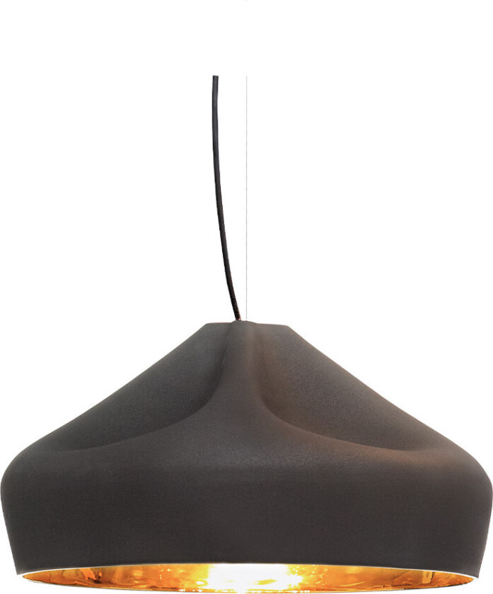 - Pleat Box 47 Pendel E27 Svart/Guld