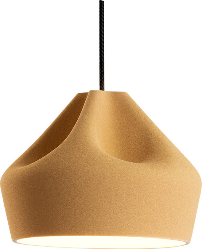 - Pleat Box 24 LED Pendel Ocher/Hvit