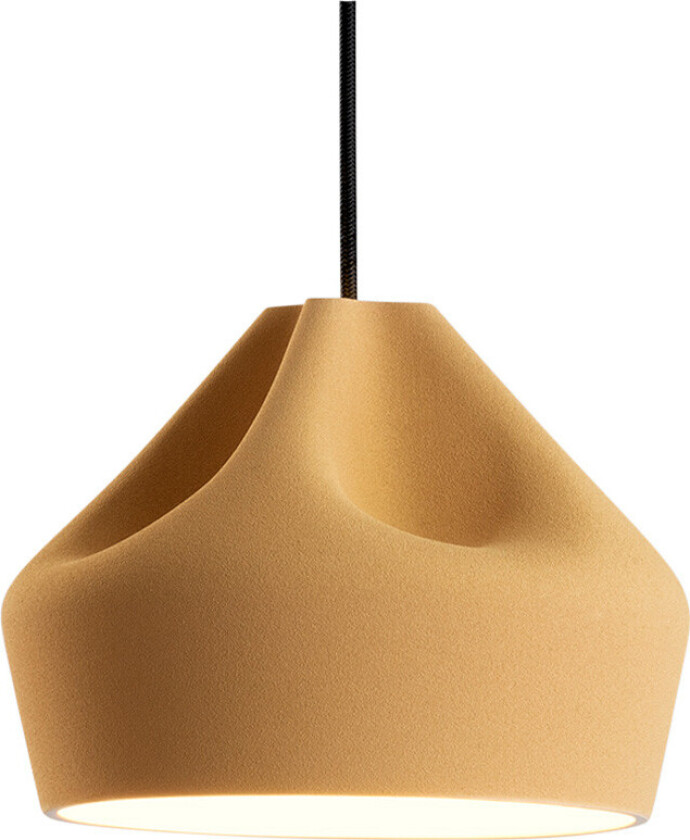 - Pleat Box 24 Pendel E14 Ocher/Hvit