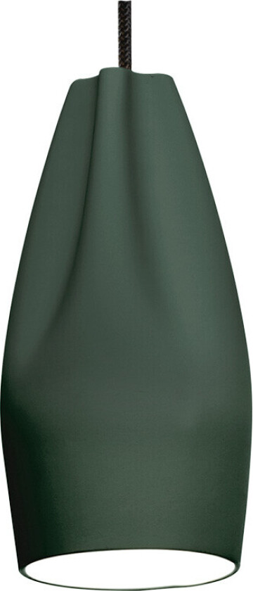 - Pleat Box 13 LED Pendel Mørk Grønn/Hvit