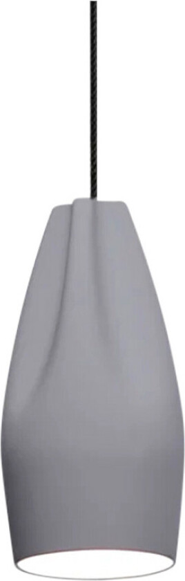 - Pleat Box 13 Pendel E27 Grå/Hvit