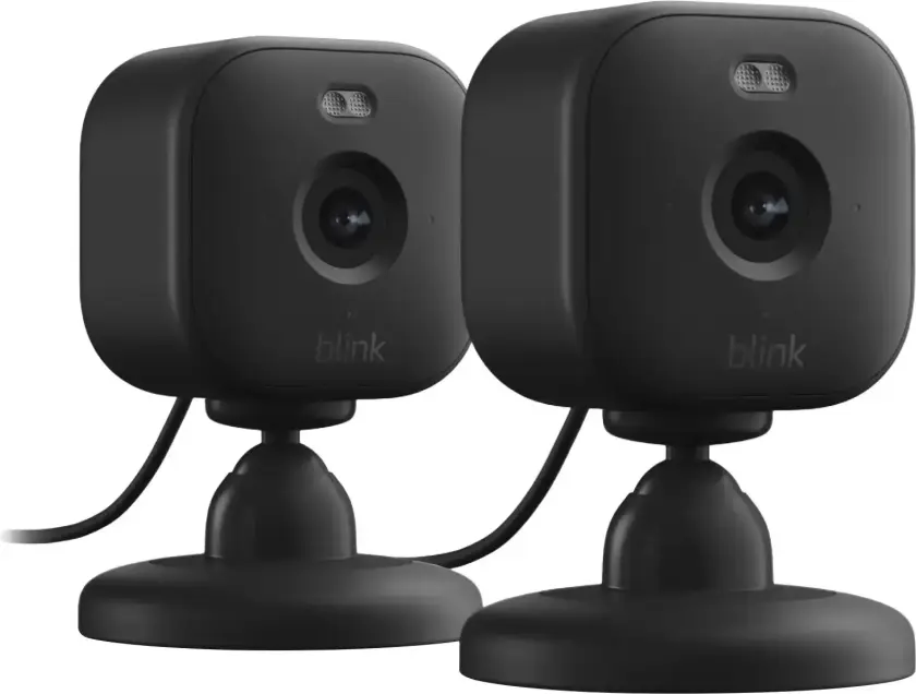 - Mini 2 Smart Indoor Security Camera 2pcs set Black