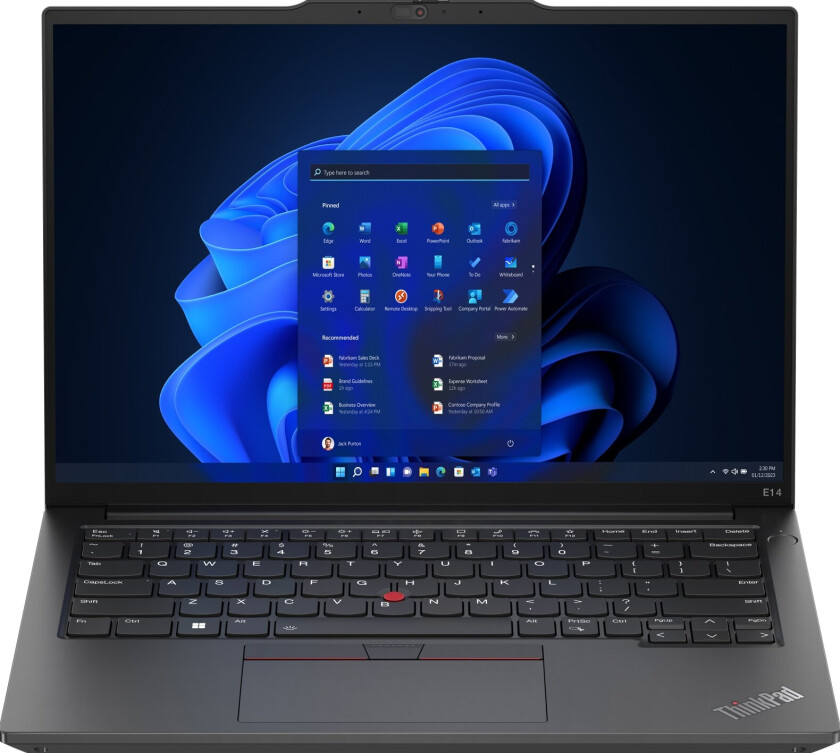 ThinkPad E14 Gen 5 R3/16/256 14” bærbar PC