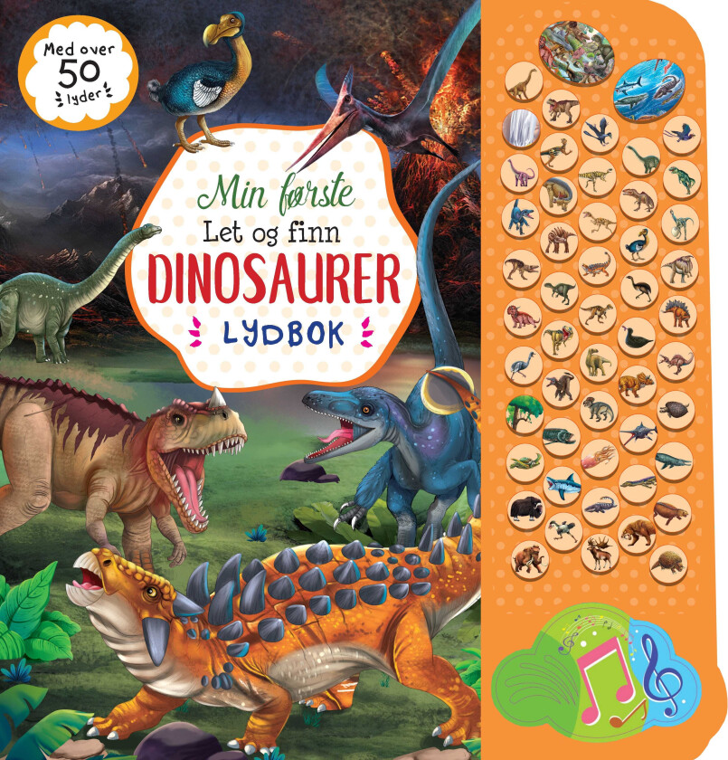 Dinosaurer. Med over 50 lyder