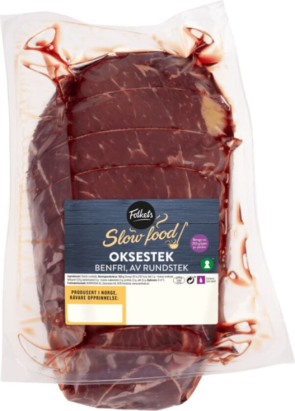 Oksestek Surret Benfri Ca1,4kg