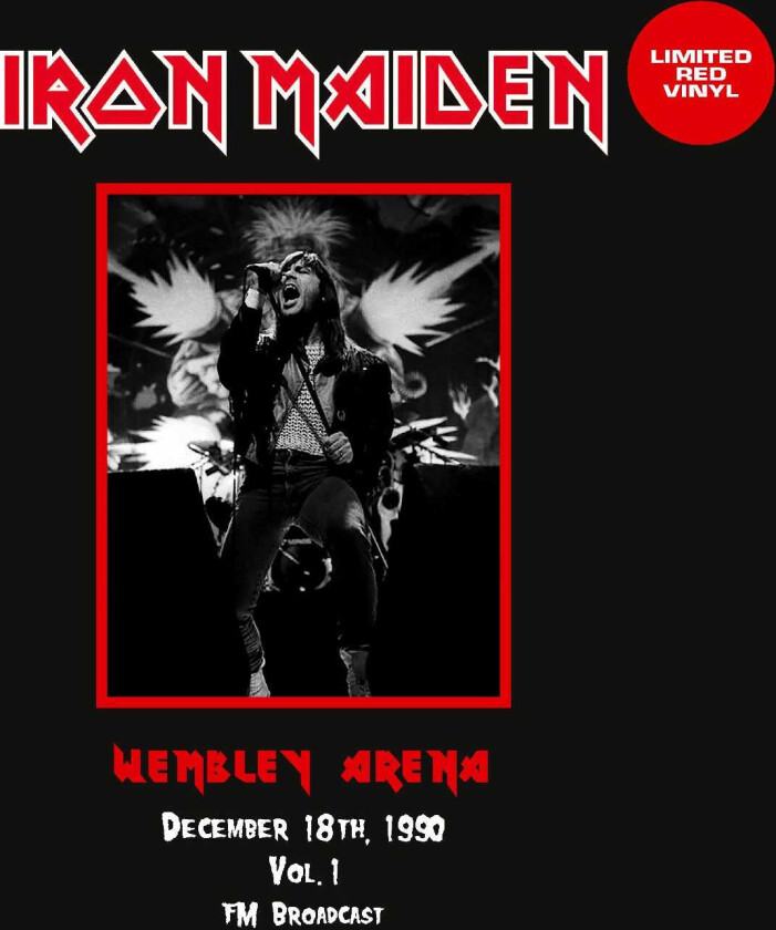 Iron Maiden Wembley Arena 1990 Vol. 1 (FM Broadcast) LP/Vinyl