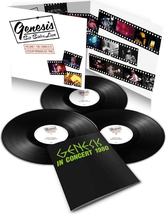 Genesis Six Sides Live, Vol. 1: The Complete Lyceum Broadcast, 1980 LP/Vinyl