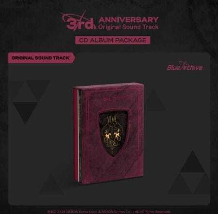 Diverse KPop Blue Archive 3rd Anniversary incl. 32pg Photobook, Metal Badge, Aru Business Card, Film Bookmark, Acrylic Stand Calendar + Item Coupon CD