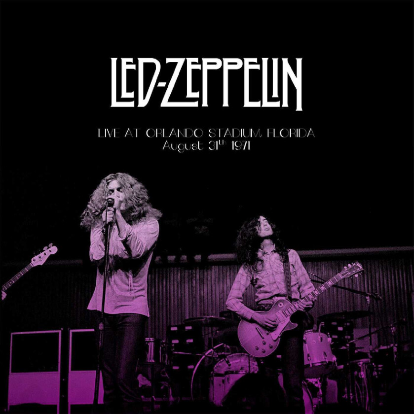 Led Zeppelin Live in Orlando, Florida, August 31th, 1971 LP/Vinyl