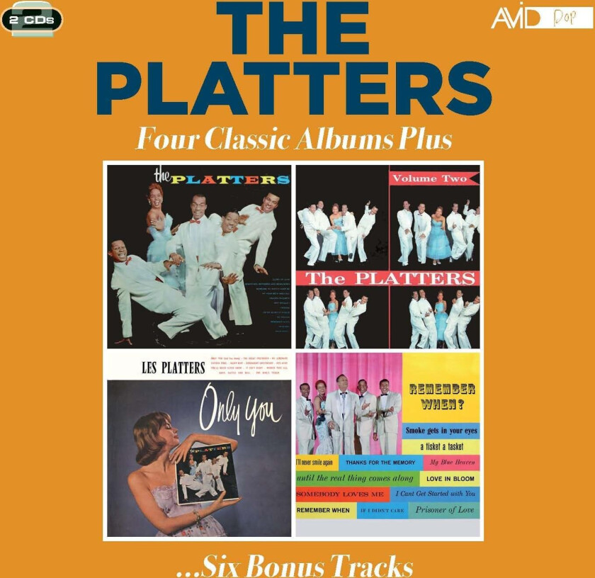 The Platters Four Classic Albums Plus (The Platters / Volume 2 / Only You / Remember When) CD