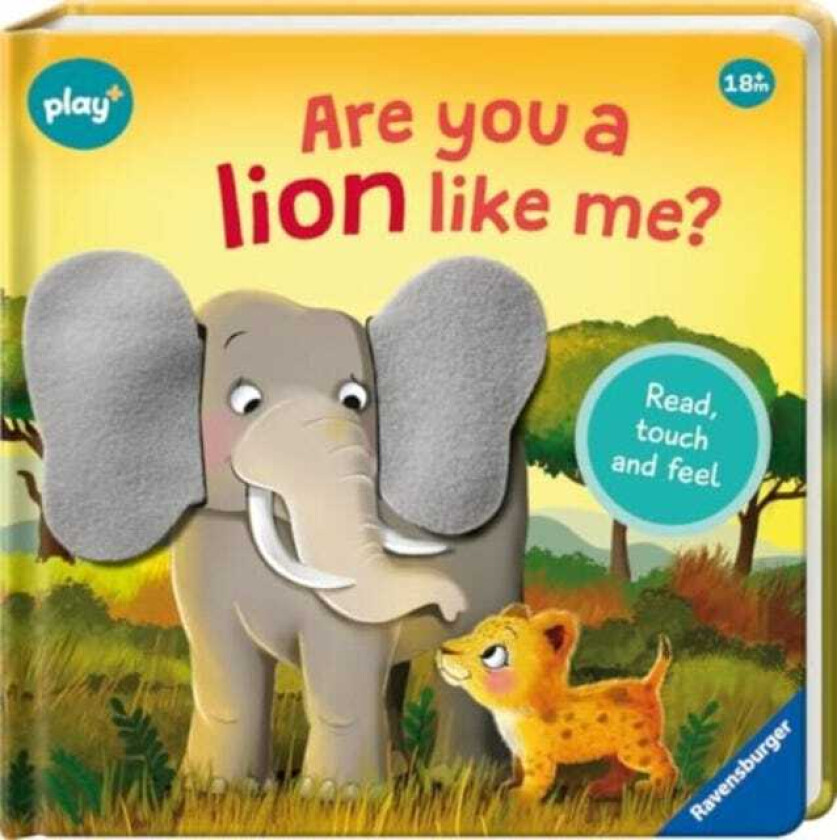 Ravensburger Play+ Infant & Toddler Are you a Lion like me? Read, touch and feel